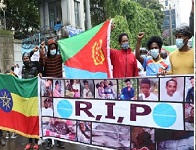 Eritrean refugees in Ethiopia rally opposing TPLF attack