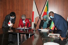 Ethiopia signs grant agreement with Japan